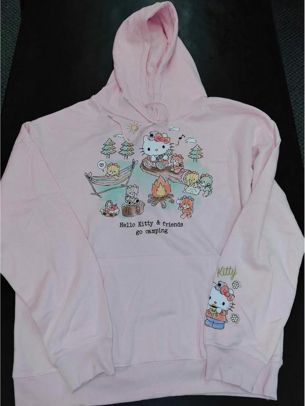 Hello , kitty and friends go camping pullover , sweater